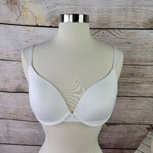 Lucky Brand‎ Lightly Lined Ivory T-Shirt Bra Underwire Size 36C